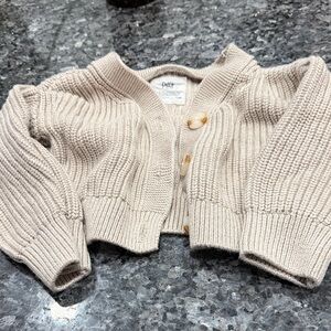 Little Sleepies cropped cardigan